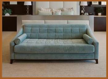 blaues sofa