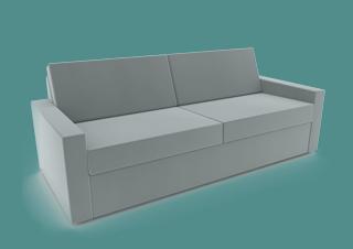 sofa blau