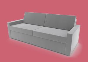 sofa mit holzgestell